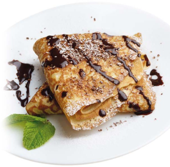 Crêpe au chocolat fait maison